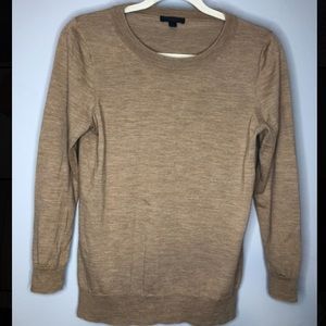 JCREW Dark Beige/Tan Sweater Size M